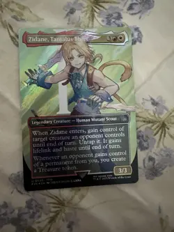 Zidane, Tantalus Thief (Borderless) (Surge Foil) Final Fantasy Foil - Image 1