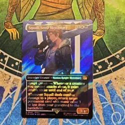 Squall, SeeD Mercenary (Borderless) (Surge Foil) Final Fantasy Foil - Image 1