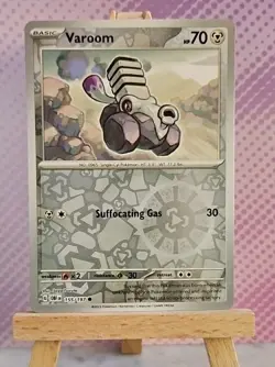 Pokemon TCG: Varoom (Reverse Holo) 155/197 - Obsidian Flames - NM Condition - Image 1