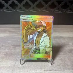 Pokemon TCG Professor Kukui Sun & Moon 148/149 Holo Full Art Ultra Rare LP - Image 1