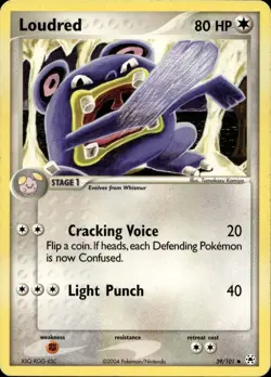 Loudred 39/101 Uncommon Hidden Legends Multi Item Discount MP - Image 1