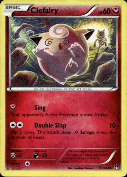 Clefairy 81/122 Common BREAKpoint Multi Item Discount HP - Image 1