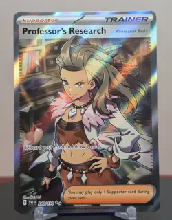 Pokemon Professor's Research #240/198 English SVI Scarlet & Violet Base - Image 1