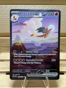 Charizard EX #199/165 Pokemon TCG S&V: 151 SIR Holo NM Free Shipping - Image 1