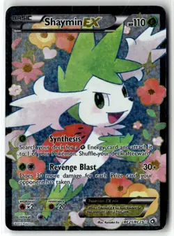 Shaymin EX ⭐ RC21/RC25 Holo Rare Ultra Legendary Treasures 2013 Pokemon MP - Image 1