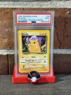 Pokemon 1999 Pikachu #58 E3 Stamp Promo PSA 9 - Image 1
