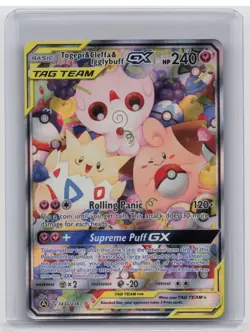 Pokemon TCG Togepi Cleffa Igglybuff GX Alternate Art Cosmic Eclipse 143a/236 - Image 1