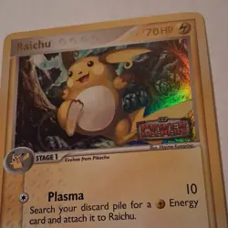 Pokemon Raichu EX Power Keepers 12/108 Reverse Holo Rare 70HP English - Image 2