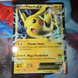 Pikachu EX XY174 Pokemon XY Black Star Promo Ultra Rare Holo 2016 - Image 1
