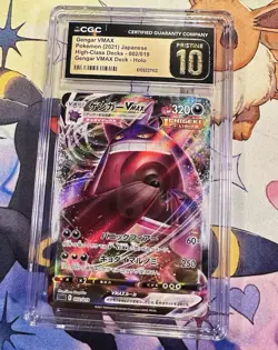 CGC Pristine 10 Pokemon Gengar VMAX 002/019 Japanese Holo With Free Shipping - Image 2