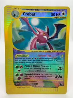 Crobat 147/144 Skyridge Reverse Holo Secret Rare Pokemon - Image 1