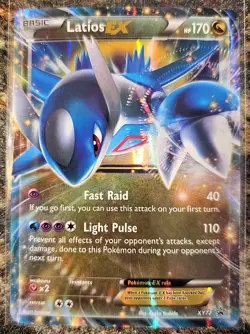 Pokemon Black Star Promo Latios EX #XY72 NM or Better - Image 1