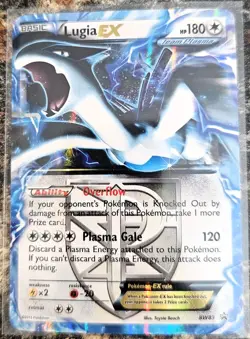 Pokemon 2011 Black Star Promo Lugia EX BW83 MP - Image 1