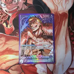 Donquixote Doflamingo OP14-060 L ALT ART The Azure Sears Seven One Piece CCG - Image 1
