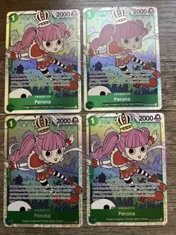 PERONA - One Piece x4 OP12-034 - SR Super Rare - Legacy of the Master English⚓ - Image 1