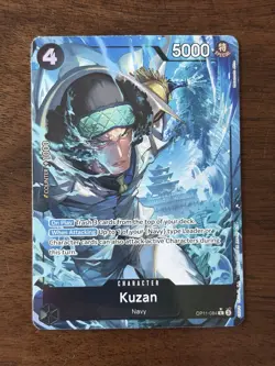 One Piece A Fist of Divine Speed Kuzan OP11-084 Parallel Alternate Alt Art NM - Image 1