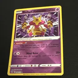 Pokemon Alakazam TCG Card Radiant Silver Tempest 059/195 NM - Image 3