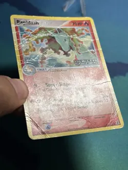 Rapidash 52/113 EX Delta Species Stamped Reverse Holo Pokemon TCG Card DMG - Image 4