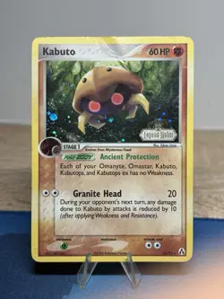 Kabuto 36/92 Ex Legend Maker Stamped Foil Reverse Holo Pokemon Card HP - Image 1