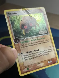 Kabuto 36/92 Ex Legend Maker Stamped Foil Reverse Holo Pokemon Card HP - Image 4