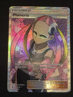 Pokemon TCG Plumeria Full Art Ultra Rare Card SM Burning Shadows 145/147 - Image 2