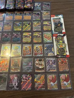 pokemon Card Lot. art, Rare Etc.With 15 Sealed Tins And 2 Blister Packs - Image 3