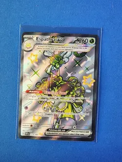 Espathra ex 214/091 Shiny Ultra Rare Pokemon Paldean Fates TCG Card Near Mint - Image 1