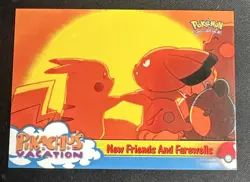 New Friends And Farewells Pikachu’s Vacation TOPPS Pokemon Movie 1999 Card #59 - Image 1