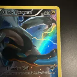 Black Kyurem XY80 Full Art Black Star Promo Pokemon card - MP - Image 5