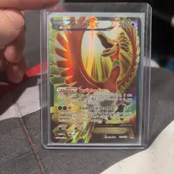 Pokemon TCG Ho-Oh EX Full Art Ultra Holo Rare Card 121/122 Lightly Played - Image 1