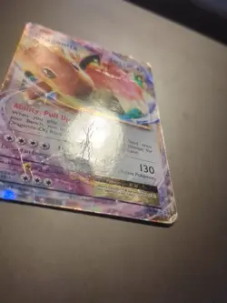 Pokemon XY Evolutions Dragonite EX Rare 72/108 Holo Card 2016 - DMG - Image 3