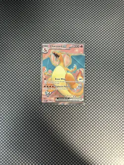 Pokemon TCG Charizard EX Scarlet & Violet 151 Holo Ultra Rare Card 183/165 #1 - Image 1