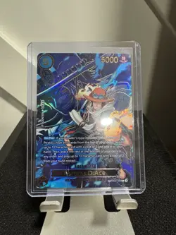 Portgas D Ace EB02-028 SP Gold OP13 Alternate Art One Piece Card English - Image 1