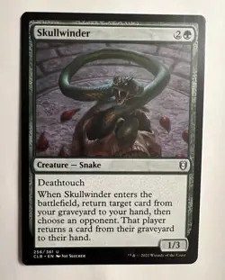 MTG Skullwinder 256/361 Commander Legends Battle for Baldur's Gate Magic NM - Image 1
