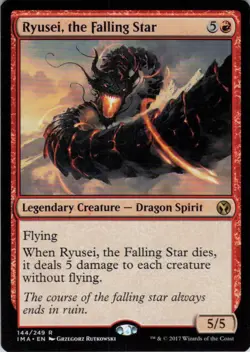 MTG Ryusei, the Falling Star (144) | NM | Iconic Masters {IMA} - Image 1