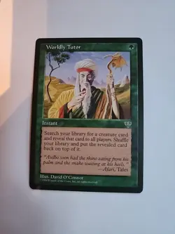 Mtg Worldly Tutor Mirage Regular - Image 1