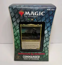 Adventures in the Forgotten Realms Commander Deck: Aura of Courage MTG Brand New 630509982677 - Image 1