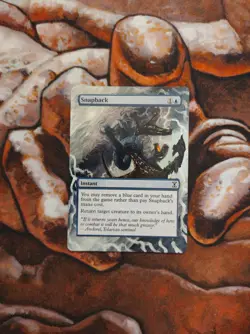 Magic the Gathering Snapback Hand Painted Unique Custom MTG Altered Art Alter - Image 1