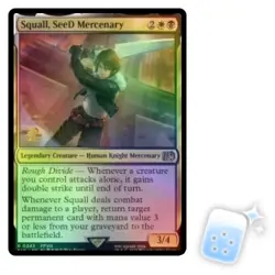 FOIL SQUALL, SEED MERCENARY (FINAL FANTASY PRERELEASE) Final Fantasy FIN MTG - Image 1