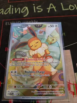 Pokemon Eevee SVP 173 Illustration Rare Promo - Prismatic Evolutions ETB - NM - Image 1