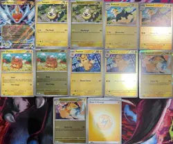 Pokemon Phantasmal Flames Master Base Set. All CM UC EX Holo Rv Holo Rares NM - Image 4
