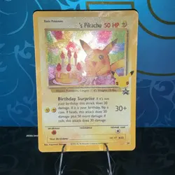 Celebrations Birthday Pikachu #24 Pokemon TCG 25th Anniversary- NM #759 - Image 2