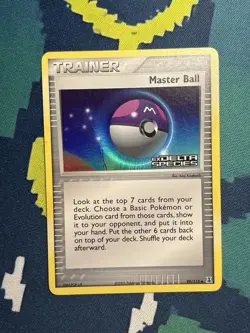 Master Ball 99/113 Ex Delta Species Trainer Reverse Foil Holo Stamped Pokemon MP - Image 2