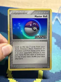 Master Ball 99/113 Ex Delta Species Trainer Reverse Foil Holo Stamped Pokemon MP - Image 3
