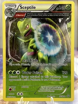 Sceptile (Omega) 9/160 Pokemon XY Primal Clash Holo Rare Full Art NM - Image 1