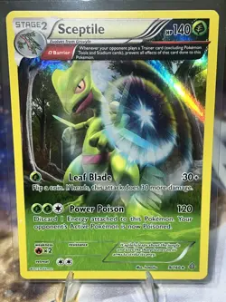 Sceptile (Omega) 9/160 Pokemon XY Primal Clash Holo Rare Full Art NM - Image 2