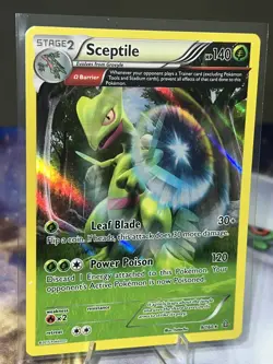 Sceptile (Omega) 9/160 Pokemon XY Primal Clash Holo Rare Full Art NM - Image 3
