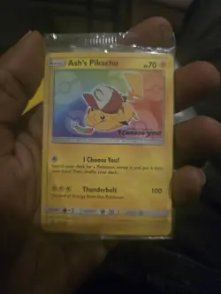 POKEMON SEALED ASH'S PIKACHU SM108 I CHOOSE YOU MOVIE PROMO - Image 1