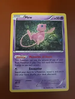 Pokemon TCG Mew 29/124 Holo XY: Fates Collide 2016 LP - Image 1