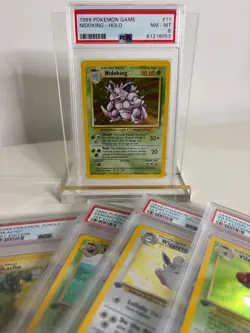 1999 Pokemon TCG Base Set Nidoking-Holo #11/102 PSA 8 NM - MT - Image 5